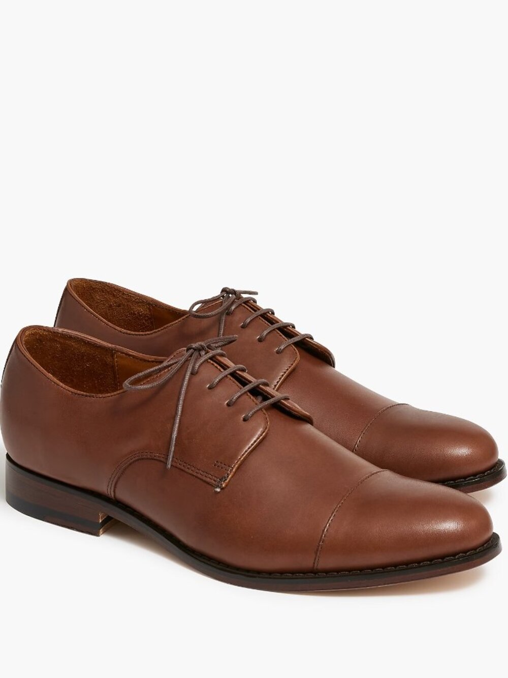 J. Crew Factory Leather cap-toe shoes